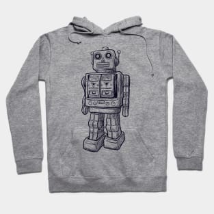 Toy Robot drawing Hoodie